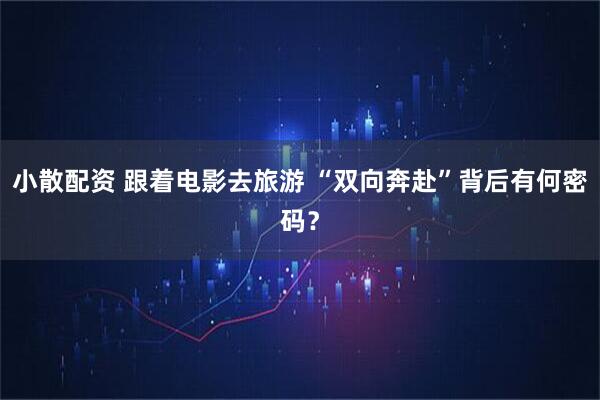 小散配资 跟着电影去旅游 “双向奔赴”背后有何密码？